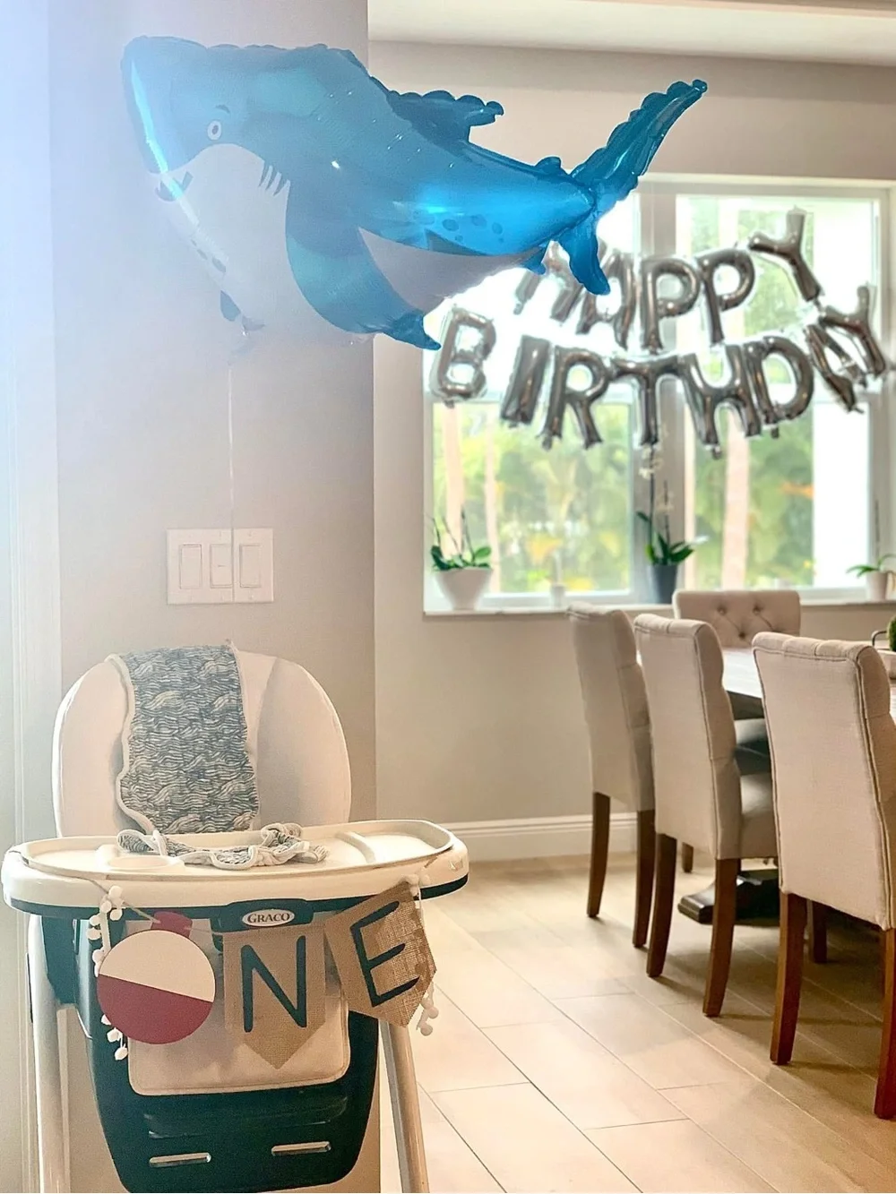 'ONE' First Birthday Fishing Lure Banner